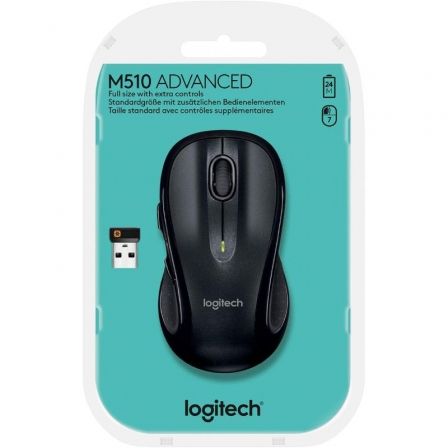 Logitech M510 Ratón Inalámbrico Negro